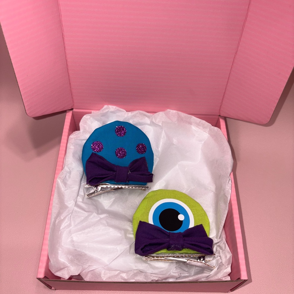 NEW MICKEY MOUSE EARS COLORFUL MONSTER HAIR CLIPS